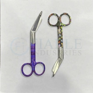 Ciseaux d'infirmière à poignée en plastique, outil de Bandage, 5.5 pouces, équipement médical - Product Image 2