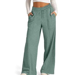 New Design Women's Fleece Sweat Pants 100% Cotton Eco-Friendly Windproof Outdoor Use Casual Best Quality - Product Image 5