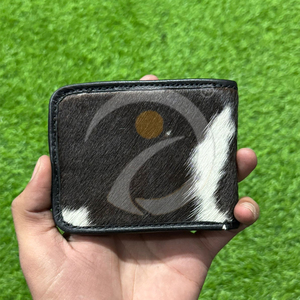 Portefeuille en cuir de vachette véritable, fin, fait main, avec pochette à cartes, pour usage quotidien - Product Image 1