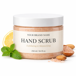 Gommage exfoliant pour les mains en marque privée OEM avec beurre de karité et vitamine E, gommage pour les mains hydratant et nettoyant en profondeur pour la vente en gros - Product Image 1