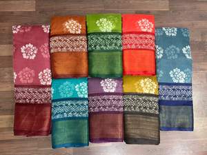 cotton daily wear casual saree Premium Quality Soft Pure Cotton Daily Wear Casual Saree for Women Printed Patterns - Product Image 6