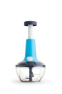 Plastic Manual Push Chopper Multi-Function Durable Kitchen Food Cutter Sharp Blade <b>Onion</b> Garlic Vegetable Fruit Household Use - Product Image 2