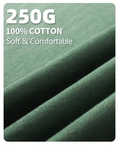 T-shirt en coton vert uni pour homme, manches courtes, col rond, coupe classique, décontracté - Product Image 6