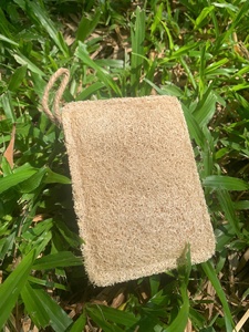 Éponge de bain en loofah naturelle séchée, en forme de poisson, exfoliante pour le corps, pour adultes, style simple, écologique, biodégradable - Product Image 3