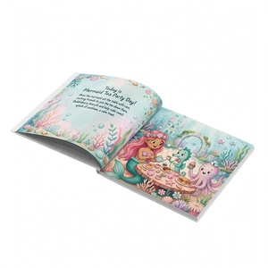 Impression de livres d'histoires illustrés avec reliure cousue Smyth, encre de soja écologique, personnalisable en usine - Product Image 5