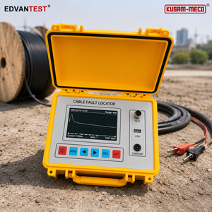 Kusam-Meco KM-CFPL-620 TDR <b>Cable</b> Fault Locator Industrial Digital <b>Display</b> ABS Material Electrical Instrument - Product Image 2