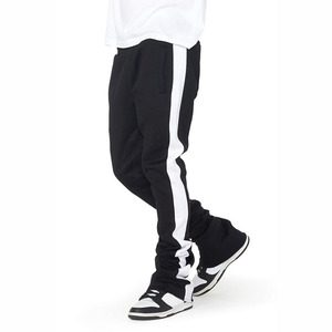 Pantalones Deportivos de Felpa para Hombre con Diseño de Rayas Laterales, Pantalones Acampanados Personalizados al Mejor Precio - Product Image 1