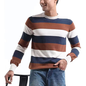 เสื้อสเวตเชิ้ตผู้ชายคุณภาพพรีเมียม ขายส่ง แบบคอกลม สวมใส่สบาย น้ำหนักเบา สีพื้น - Product Image 1