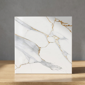 Cloudy Copper High Quality 300x300mm Cloudy Cave Stone Travertine Flexible Tile For Hotel Lobby Mall Office Flooring <b>Wall</b> Use - Product Image 1