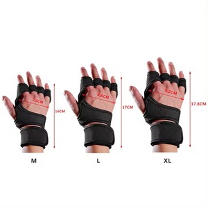 Guantes Deportivos de Medio Dedo de Poliéster para Fitness, Entrenamiento, Culturismo, Ciclismo y Gimnasio, con Logotipo Personalizado, Venta al Por Mayor 2025 - Product Image 4