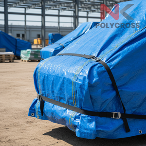 Lona Impermeable y Resistente al Polvo para Obras de Construcción, Lona Protectora para Materiales - Product Image 2