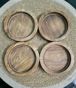 Support en bois de noyer noir naturel, support d'affichage en bois personnalisé, base en bois, ornements de bureau en bois - Product Image 4