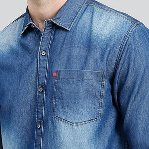 Modern Fashion 100% Cotton Breathable <b>Jeans</b> <b>Shirt</b> Durable Stitching Smart Look <b>for</b> <b>Men</b> Winter Wear - Product Image 6