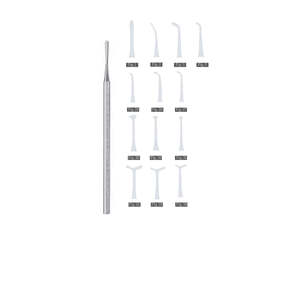 Pulidores de Acero Inoxidable de Mango Largo para Procedimientos Periodontales Restauradores, con Agarres Cómodos, Fabricados por Dentavex - Product Image 4