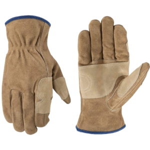 Heavy-Duty Comfortable Cowhide Split Leather Safety <b>Gloves</b> Fireproof Latex for Industrial Work Heat Resistance Spark Driving - Product Image 1