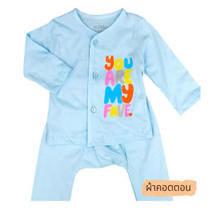 Ropa de manga larga para bebés, niños y niñas, hecha en Tailandia, al por mayor, ropa de recién nacido de pierna larga, pijama de fibra de bambú. - Product Image 3