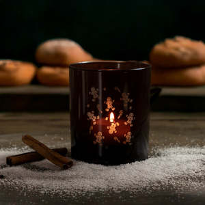 Pot à bougie en verre givré de qualité supérieure avec couvercle en bois, récipient pour bougie parfumée, décoration d'intérieur, cadeau, porte-bougie, logo personnalisé - Product Image 1