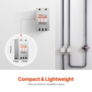 Convertitore da Monofase a Trifase 15HP 53A 220V, Inverter Digitale per Uso Residenziale, Trifase - Product Image 3