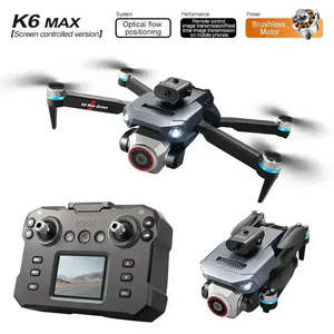 K6 Max Professional Prosumer <b>Drone</b> <b>4K</b> UHD Camera Brushless Motor FPV Monitor 3km Remote Control Transmission Commercial <b>Drones</b> - Product Image 2