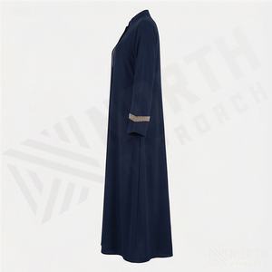 2025 OEM Kimono Abaya pour femmes musulmanes, en tissu polyester épais, doux et très extensible, col en V, manches longues, pour fêtes, Ramadan, mariages - Product Image 3