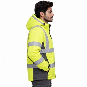 Ropa de Trabajo Resistente al Fuego y Térmica, Ajuste Cómodo, Construcción Ligera, Chaqueta de Seguridad Reflectante - Product Image 4