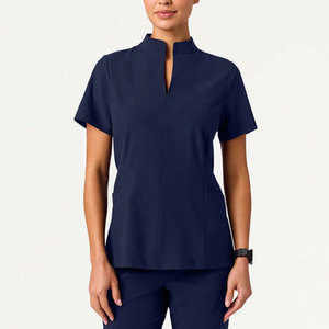 Ensemble de vêtements d'allaitement tricotés sur mesure, tendance 2026, avec plusieurs poches, col en V, uni, confortable, pour femmes - Product Image 1