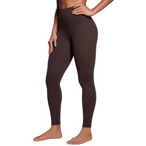 Women's High-Waisted <b>Knee</b>-<b>Length</b> <b>Leggings</b> SpandexCotton Breathable Anti-Bacterial Tummy Control Casual Wear - Product Image 1