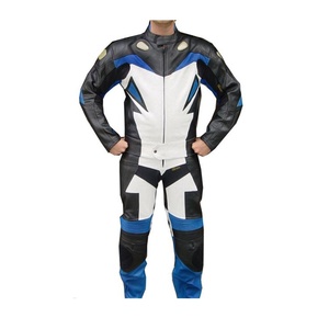 Traje de Motocicleta de Cuero Personalizado para Hombre, Servicio OEM, Talla/Color/Logotipo Personalizables, Talla Grande, Impreso, Transpirable - Product Image 2
