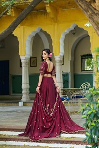 Lehenga Choli de Diseñador para Novias, Vestidos de Fiesta para Niñas, Vestidos de Boda a Bajo Precio, Lehenga Choli Indio con Dupatta 2026 para Mujeres - Product Image 2