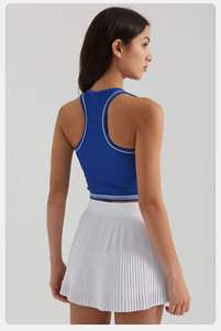 Custom Logo Women's Tank <b>Top</b> Sports Wear Crew Neck Beauty Breathable Back Activewear Quick-drying Comfortable Sleeveless Tank - Product Image 6