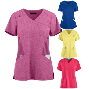 BEST SELLING SAOMAI FMF Women's Customizable <b>Medical</b> Scrubs Top Shirt Optimal Hospital Uniform for Nurses-ODM/OEM - Product Image 5