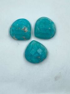 Turquoise howlite en forme de poire, 3 pièces, 22,74 carats, meilleure qualité pour la fabrication de bijoux - Product Image 3