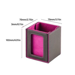Scatola porta carte collezionabili in pelle da oltre 100 carte con finestra per display Commander, elegante contenitore porta carte - Product Image 2