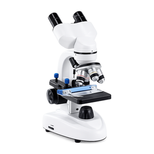 Microscopio Biológico Binocular LED 40X-640X |   Microscopio de Laboratorio de Alta Definición 1080P |   Investigación Científica Educativa para Estudiantes - Product Image 1