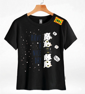 ผู้ผลิตเสื้อผ้าจากบังคลาเทศ เสื้อยืดคอวีผ้าฝ้ายไซส์ใหญ่สำหรับผู้หญิง พร้อมลายพิมพ์ตกแต่ง - Product Image 6