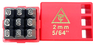 Juego de Punzones de Números y Letras de Grado Industrial de 2 mm, 9 Piezas, Acero CRV HRC 58-62, Venta Directa de Fábrica - Product Image 3