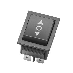 Interrupteur à bascule DPDT momentané à 6 broches, 3 positions (ON)-Off-(ON), interrupteur de réversal de polarité, AC 250V/16A 125V/20A, interrupteurs à bascule - Product Image 1