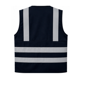 Lightweight Safety <b>Vest</b> Reflective High Visibility Workwear <b>Mens</b> Custom Manufacturer Wholesale Supplier Protective Uniform - Product Image 2