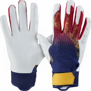 Gants de frappeurs à motif squelette blanc, rembourrés, en tissu tricoté, ambidextres, pour l'entraînement, unisexe, adultes - Product Image 4