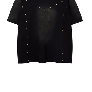 Camisetas de Hombre con Pedrería, Estilo Oversize, Nuevo Modelo, Servicio OEM/ODM, Camisetas Personalizadas Oversize para Venta en Línea - Product Image 3