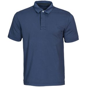 Polo à manches courtes gris pour homme, couleur unie, style décontracté, coupe classique, 100% coton, tissu piqué respirant - Product Image 4
