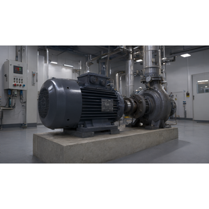 Moteur asynchrone triphasé 75 kW 100 CV 960 tr/min 6 pôles 380 V CA à montage sur pied 50 Hz pour pompes - Product Image 2