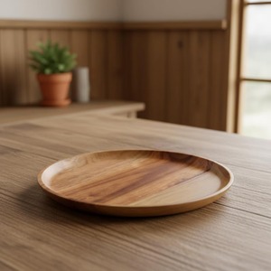 Plato de Servir de Madera, Clásico, Portátil, Multifuncional, Diseño Flexible, Acabado Rectangular de Madera Tallada con Laca y Aceite - Product Image 3