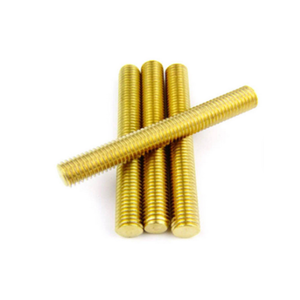 High Quality Brass Full Thread Stud Durable Threaded <b>Fastener</b> Rod for Automotive Electrical and Machinery Applications - Product Image 5
