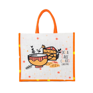 Sac fourre-tout de Noël personnalisé coton de haute qualité avec motif d'article de soie personnalisé lettre promotion pour IND pour l'exportation - Product Image 6