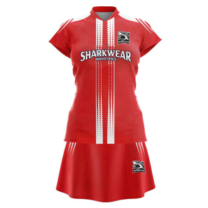 Unique Design Outdoor Sports Clothing Batwing Sleeve Jersey & Pleated <b>Skirts</b> Sets Comfortable Fit 2 Piece Field Hockey Uniforms - Product Image 4