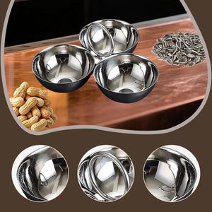 premium stainless steel 3 in 1 portable snacking bowls - Product Image 3