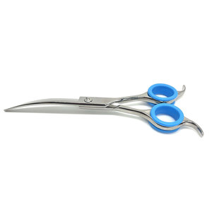 Unique Design Sustainable Stainless Steel High Quality Eco-Friendly Durable Curved Pet Grooming <b>Scissors</b> Wholesale - Product Image 1