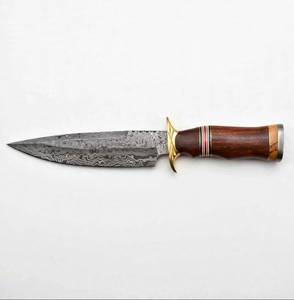 Custom Handcrafted Raindrop Damascus Steel Decorative <b>Desk</b> Craft Natural Walnut <b>Wood</b> Handle - Product Image 5