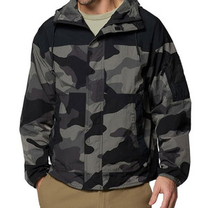 Solid Color <b>Camo</b> Windbreaker <b>Jacket</b> Breathable <b>Camo</b> Windbreaker <b>Jacket</b> Custom Design <b>Camo</b> Windbreaker <b>Jacket</b> - Product Image 1